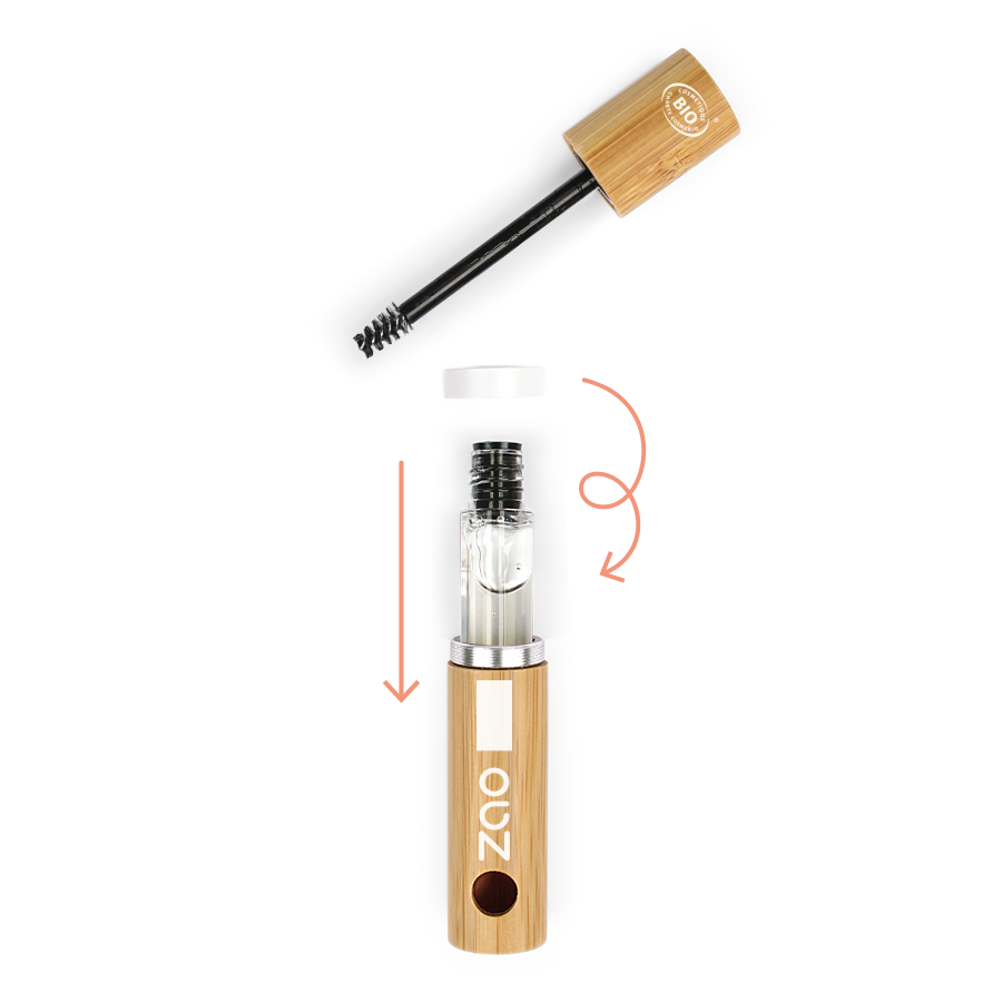 ZAO Eyebrow fixing gel bamboe - Afbeelding 4